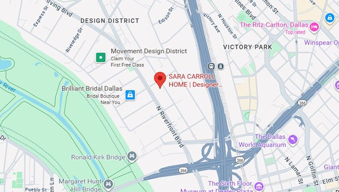 Sara Carroll Home location map
